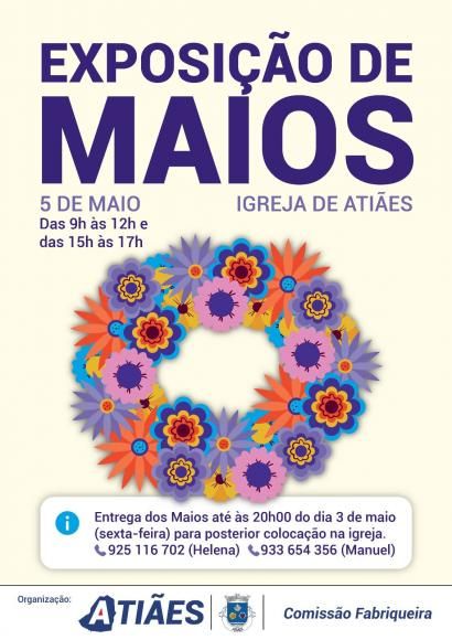 EXPOSIÇÃO DE MAIOS na nossa Igreja! 05 de maio